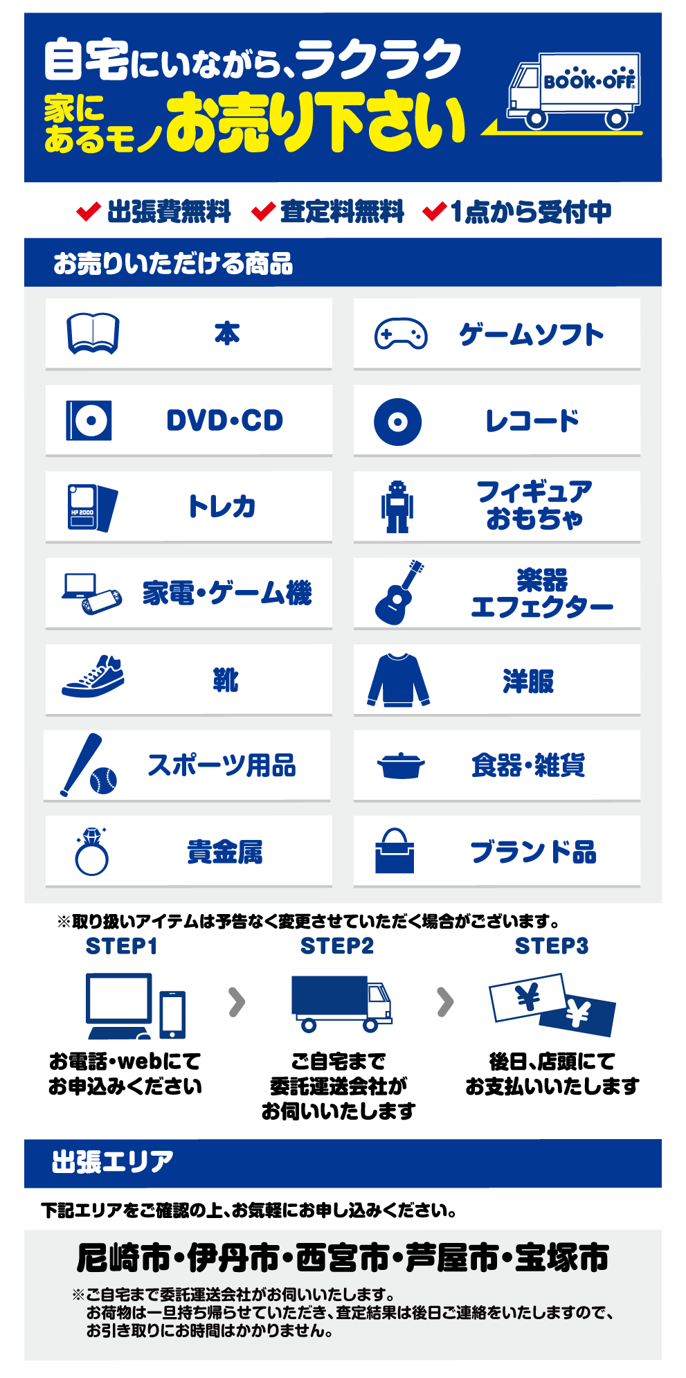 BOOKOFF大阪心斎橋出張買取センター